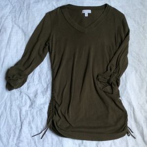 ❗️SALE CLICK FOR DETAILS❗️Green half sleeve top